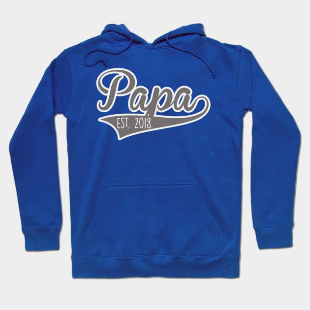 New Papa Established 2018 Hoodie by charlescheshire